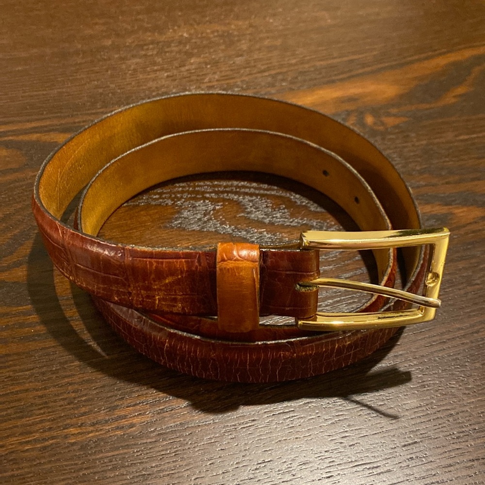 Tulliani Calfskin Leather Belt